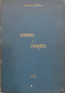Capa do livro Poemas e canções, de Vicente de Carvalho (1908)